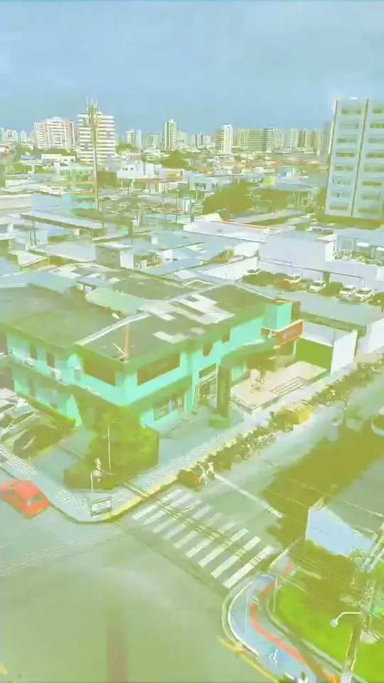 Vista aérea do prédio da Somese em Aracaju, Sergipe