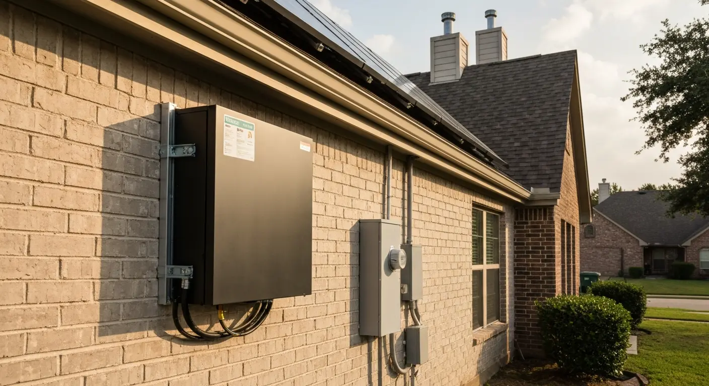 Solar battery system installation