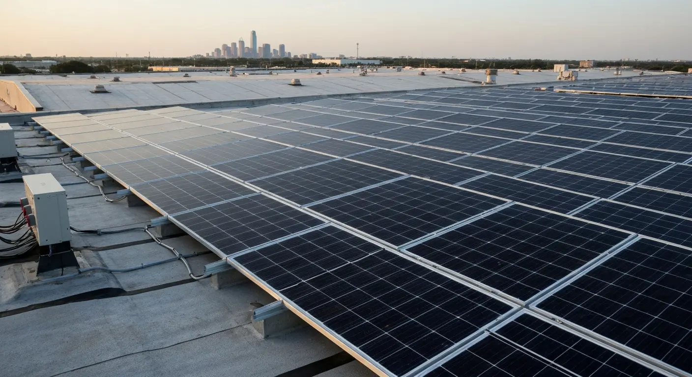 Commercial solar array