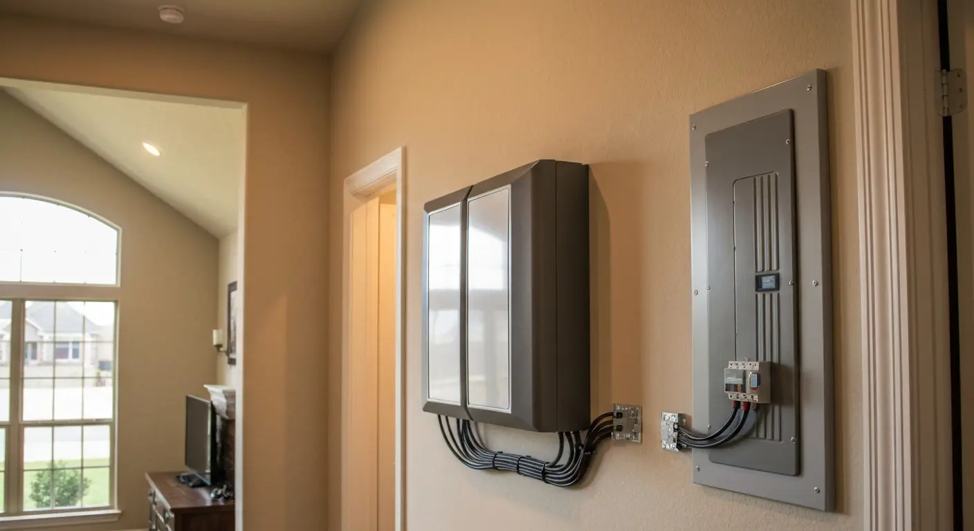 Battery energy storage system installed in Houston home