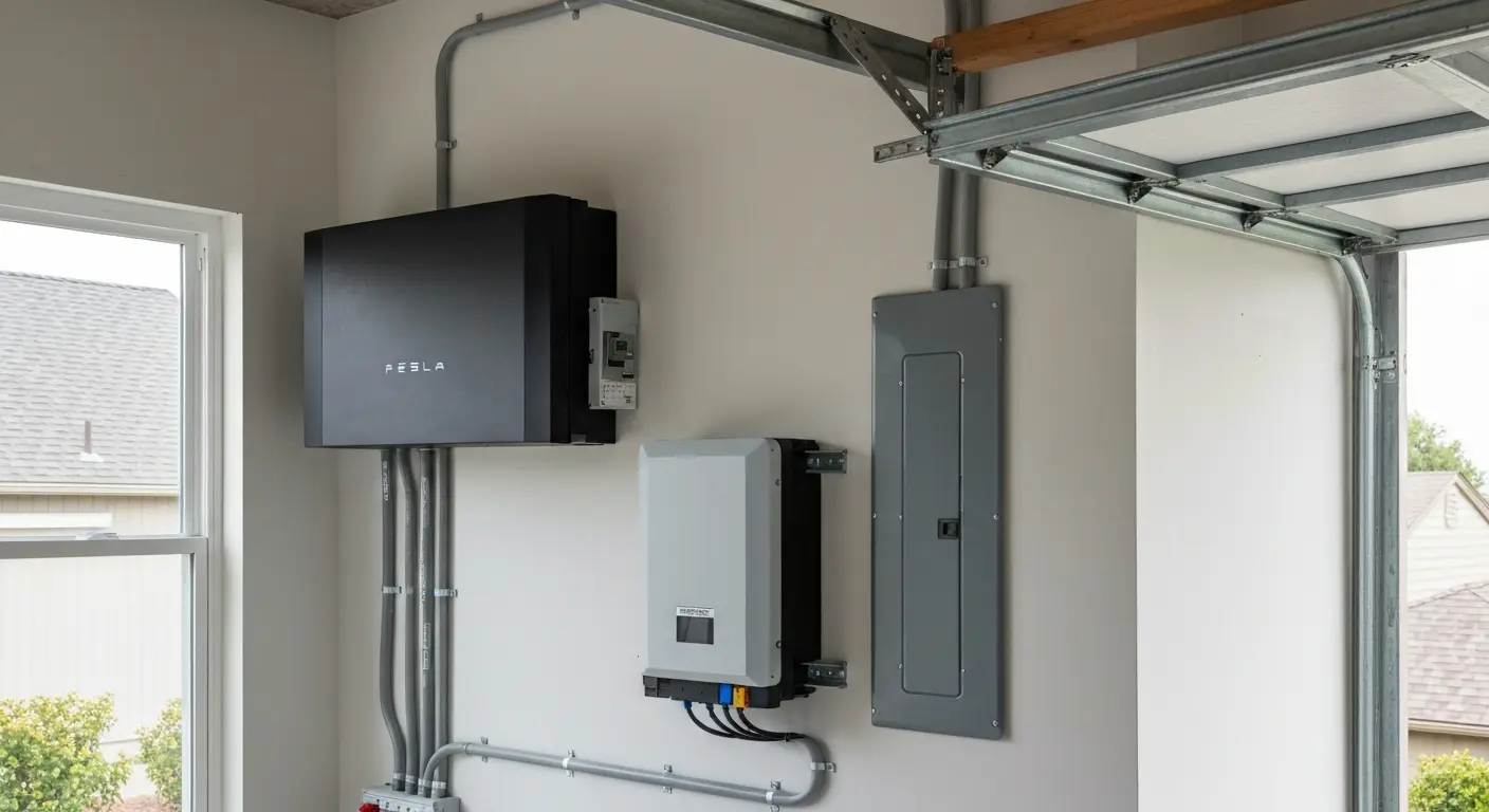 Solar battery storage system