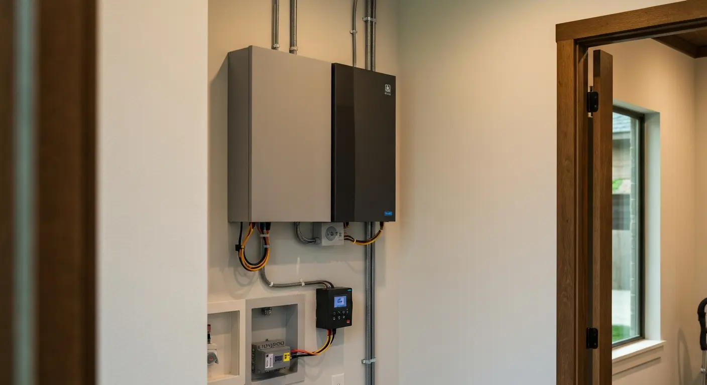 Battery backup installation