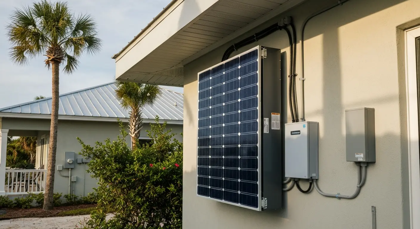 Solar plus battery installation