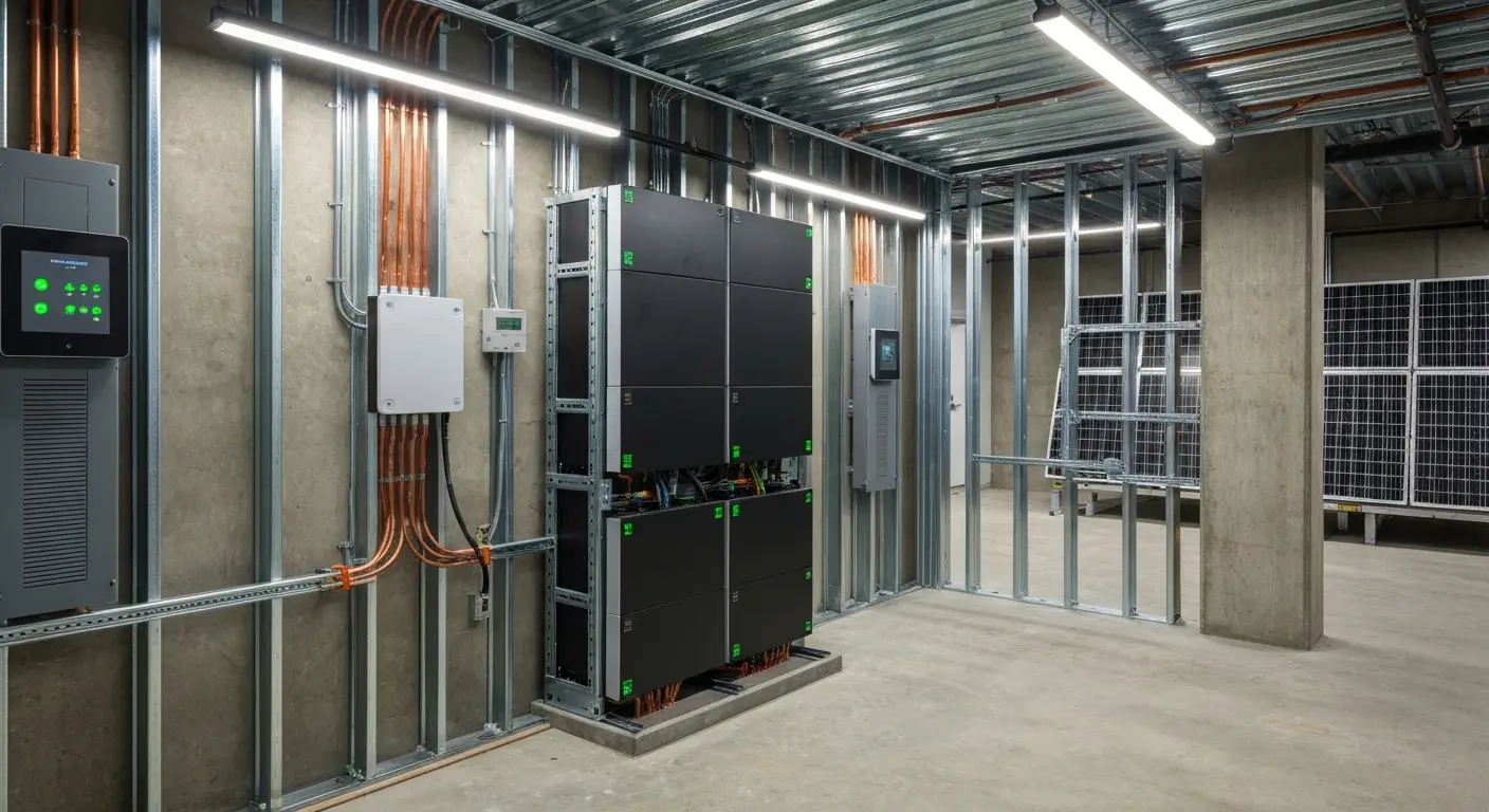 Battery backup system with solar