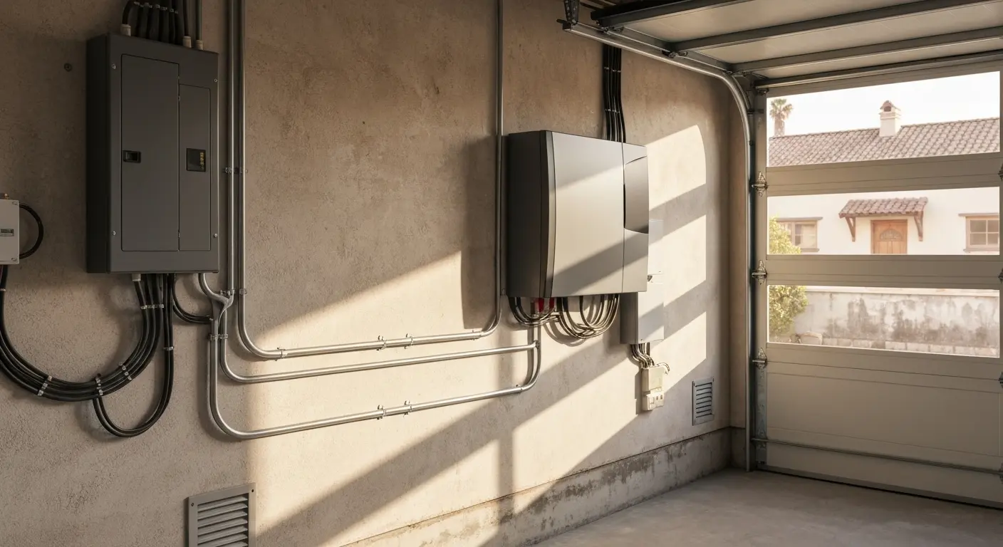 Solar battery storage