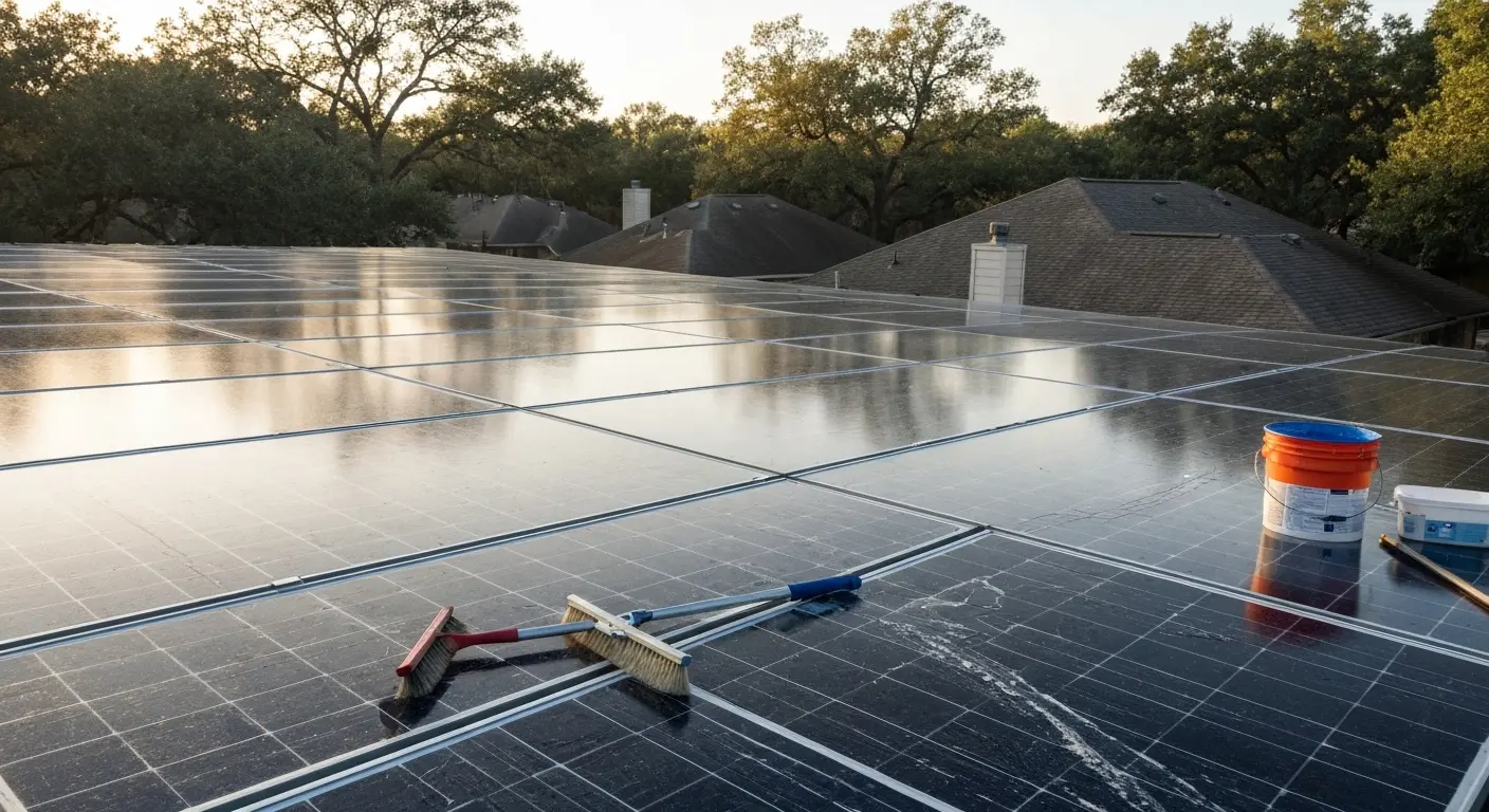 Solar system maintenance and inspection