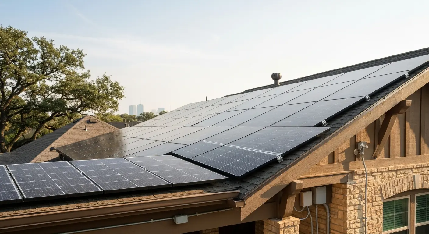 Residential solar installation