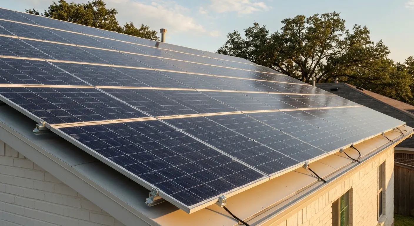 Residential solar installation