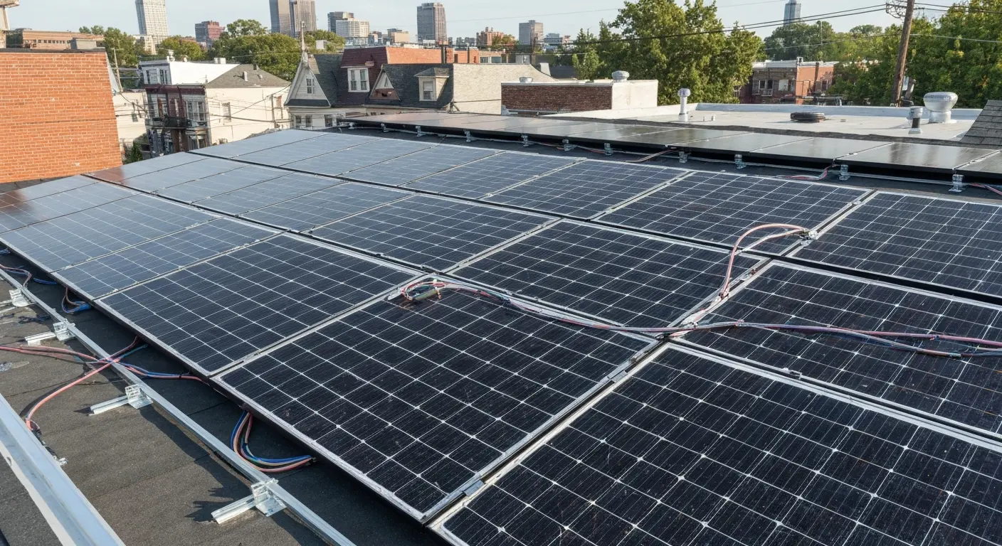 Residential solar panel system