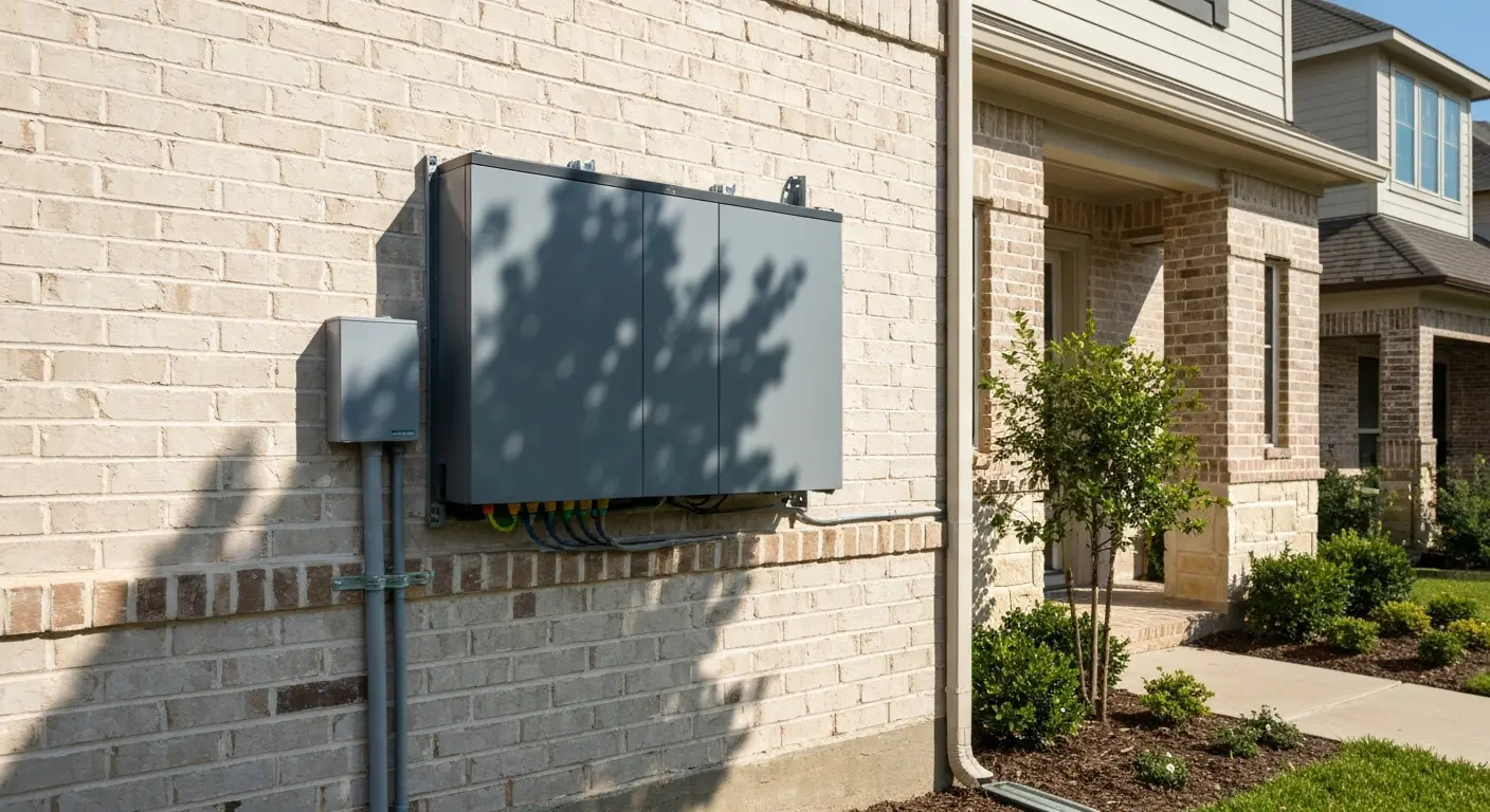 Energy storage battery installation