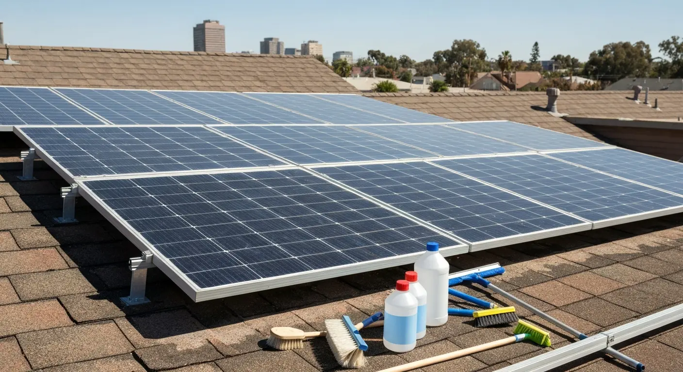 Panel cleaning service