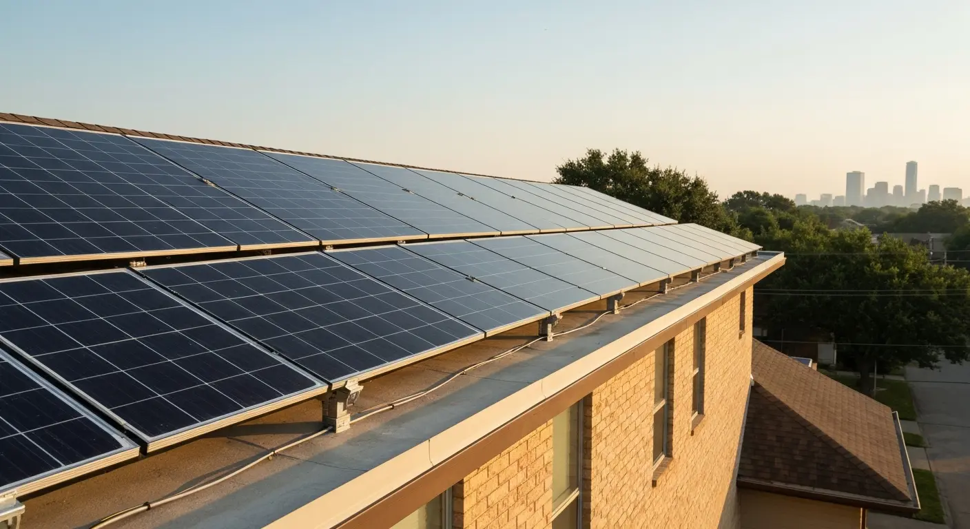 Residential solar installation