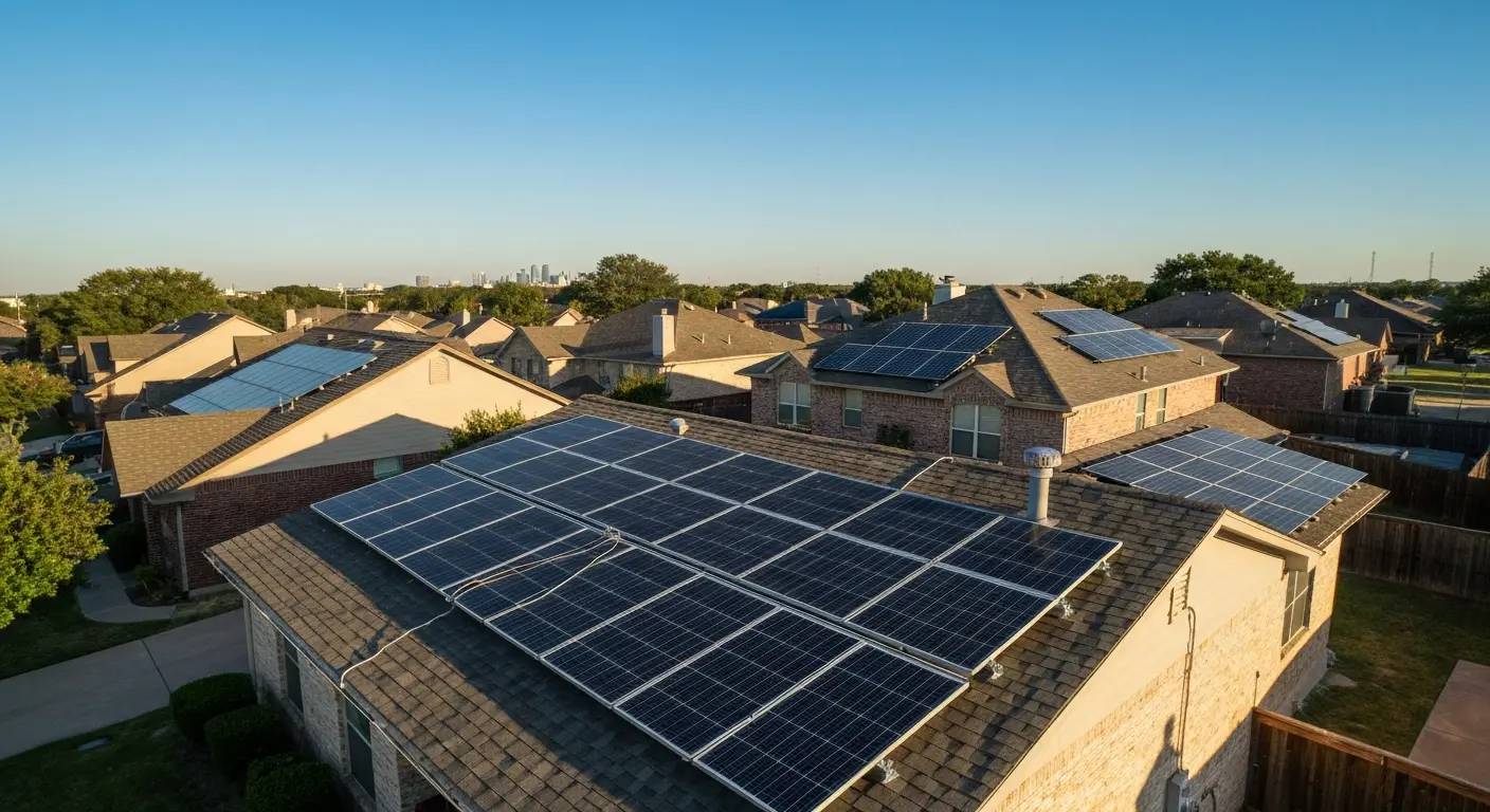 Residential rooftop solar system