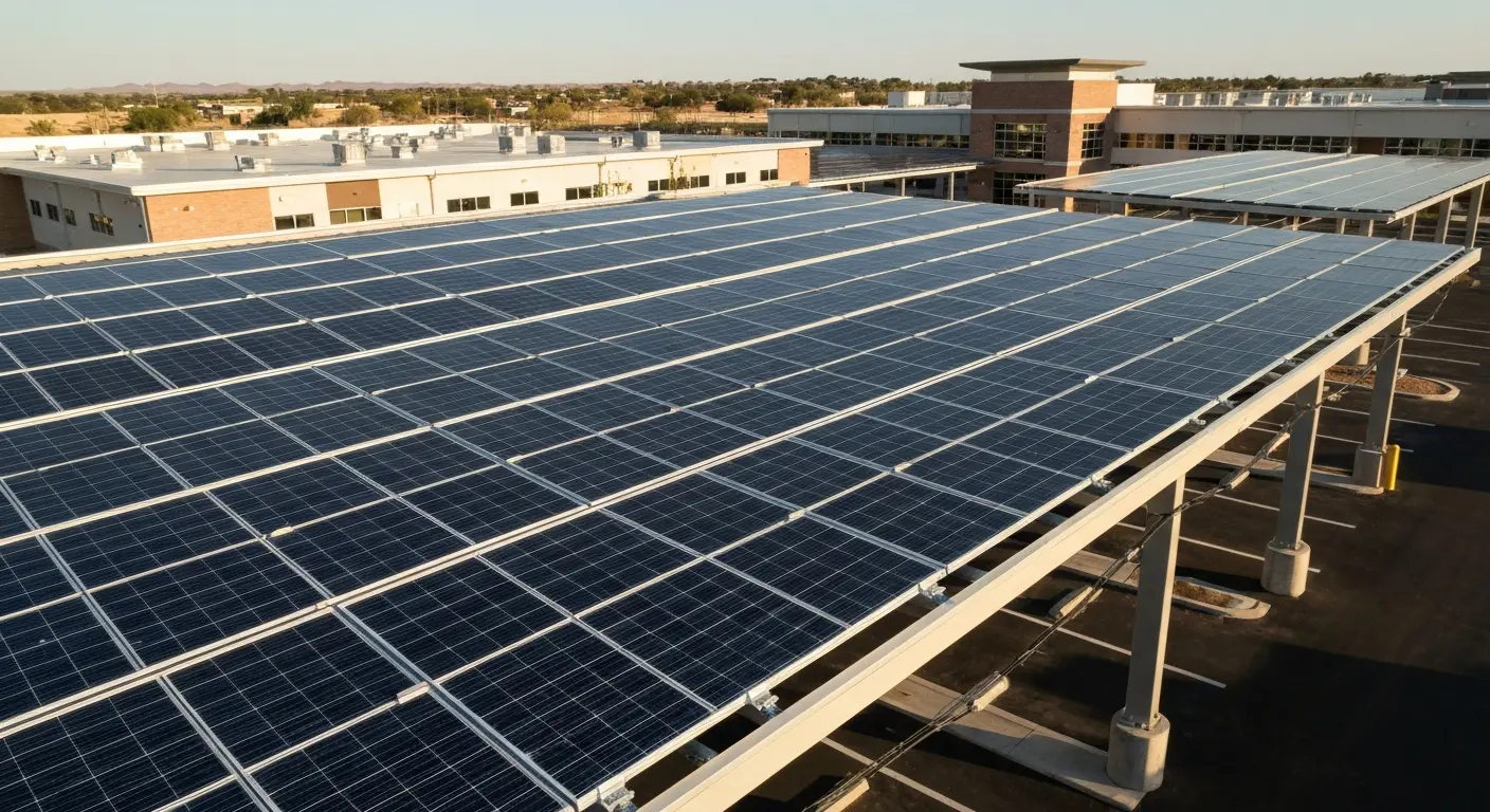 Commercial solar project