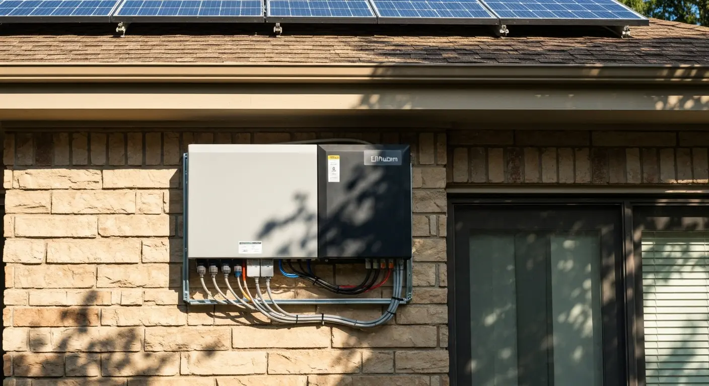 Solar battery storage system