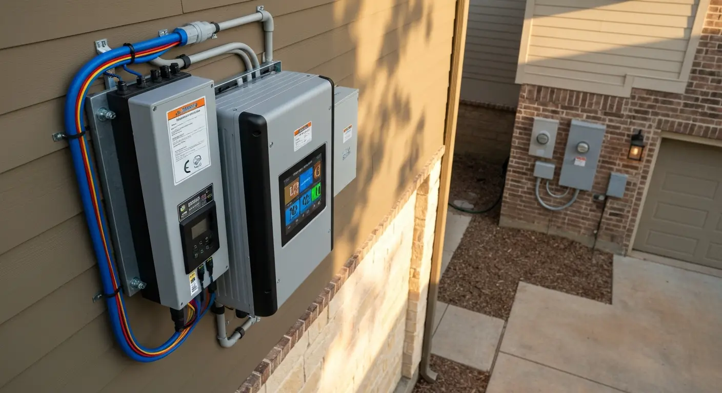 Solar battery storage system