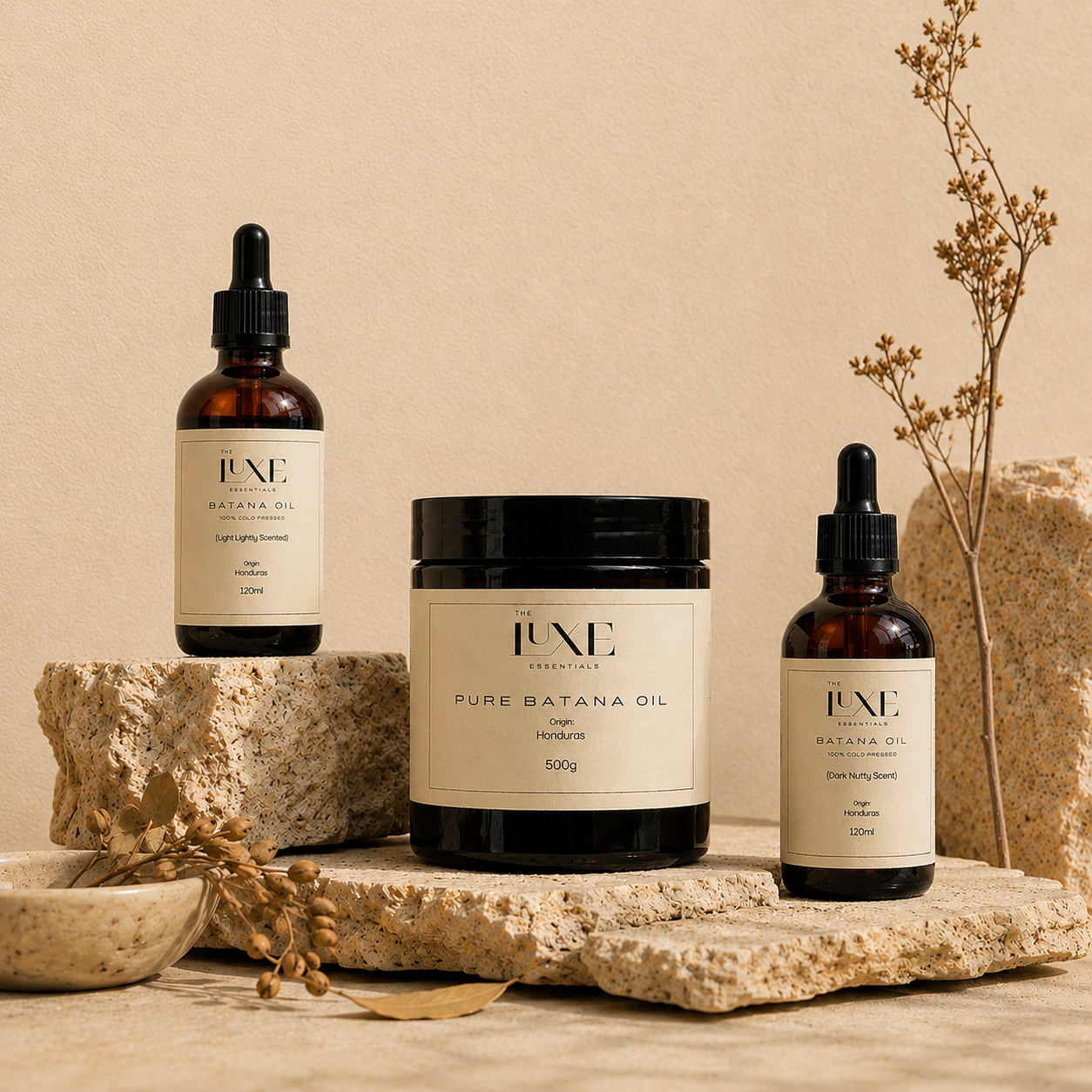 The Luxe Essentials — Pure Batana Oil