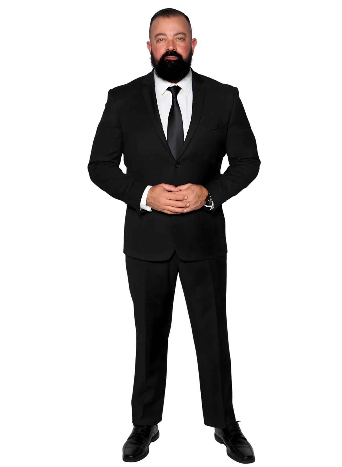 David Adam Kurz, Marine veteran and leader of The Kurz Team at LPT Realty, full-body portrait