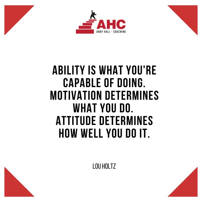 AHC - motivation success attitude