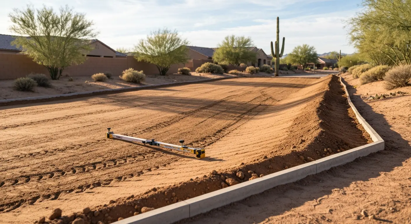 Residential grading project