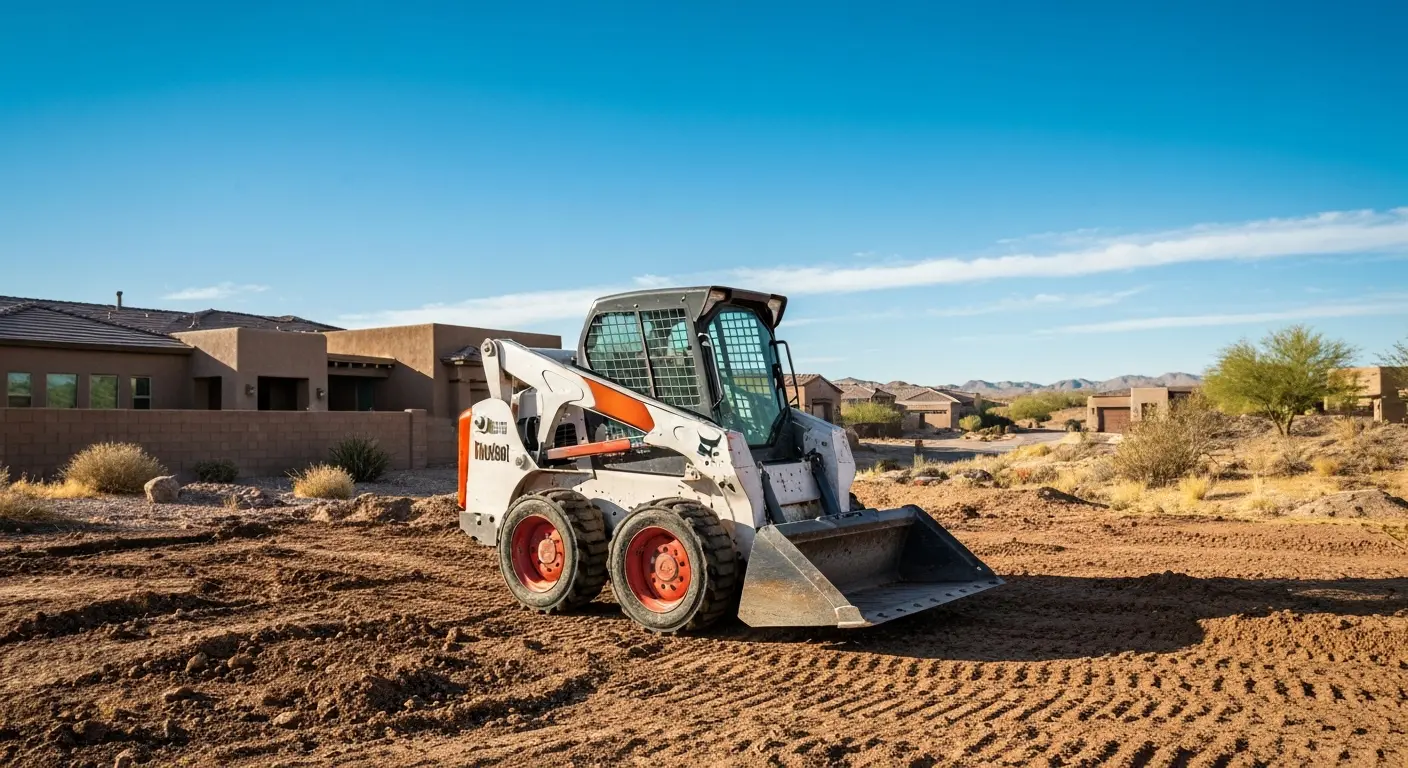 Bobcat skid steer loader