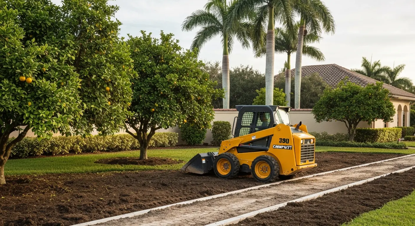 Compact skid steer for tight Arcadia properties