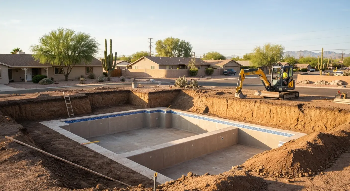 Pool excavation project