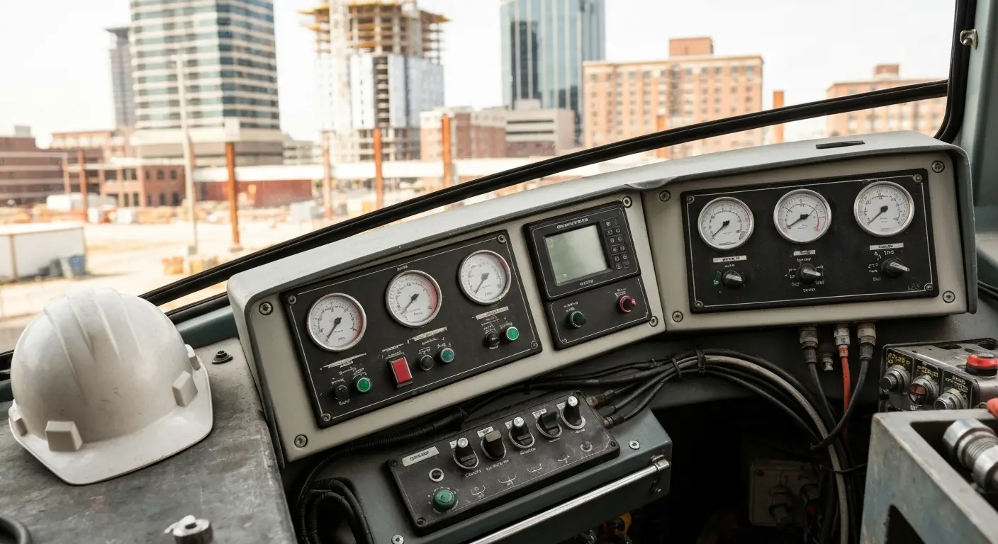 Equipment operator at work