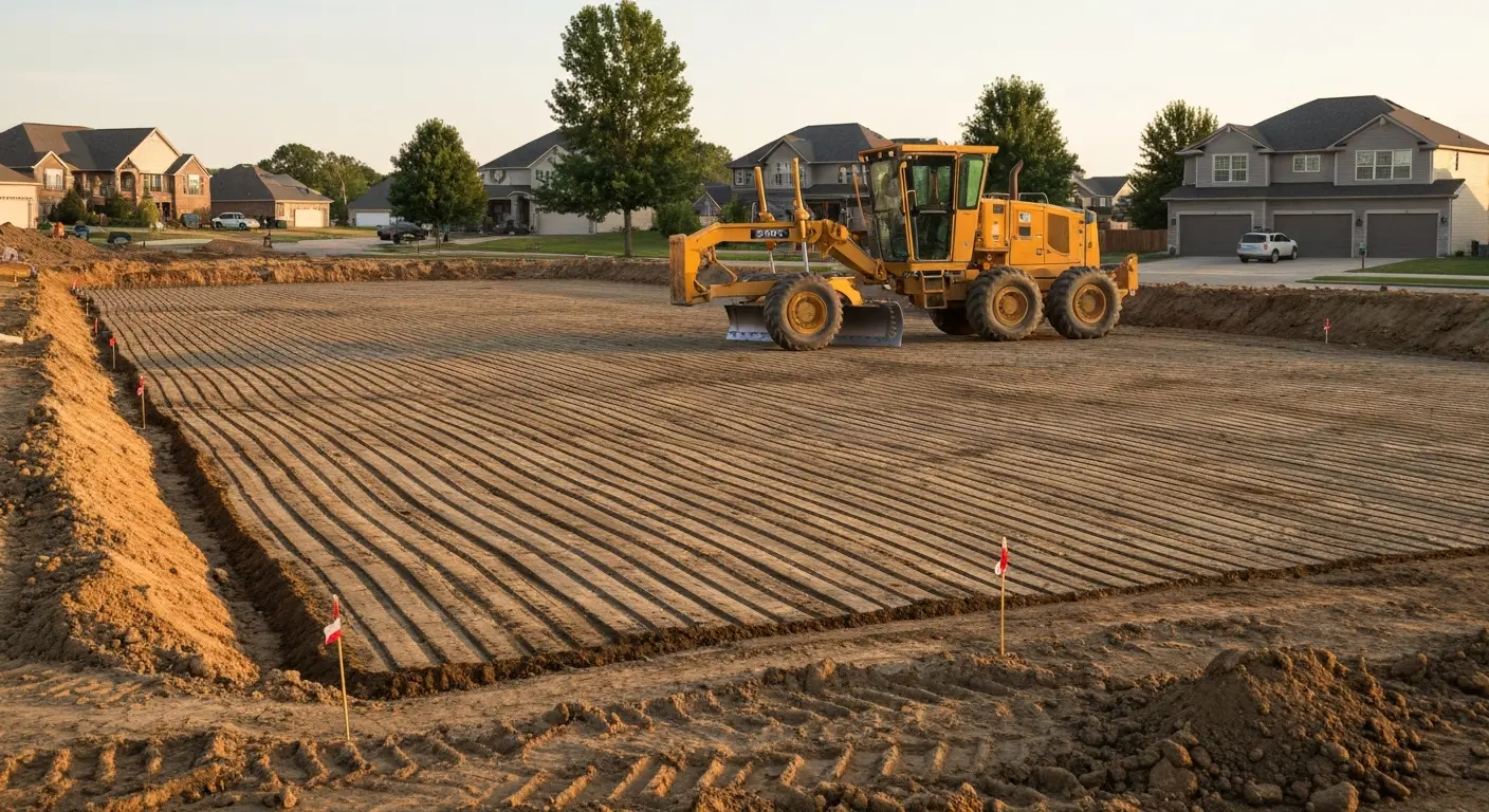Grading and earthmoving equipment