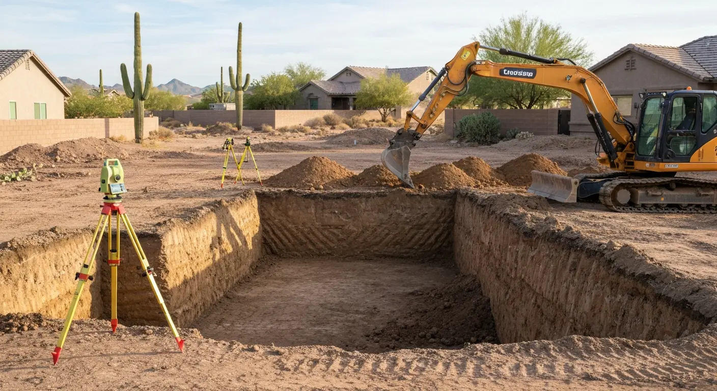 Foundation excavation in Surprise