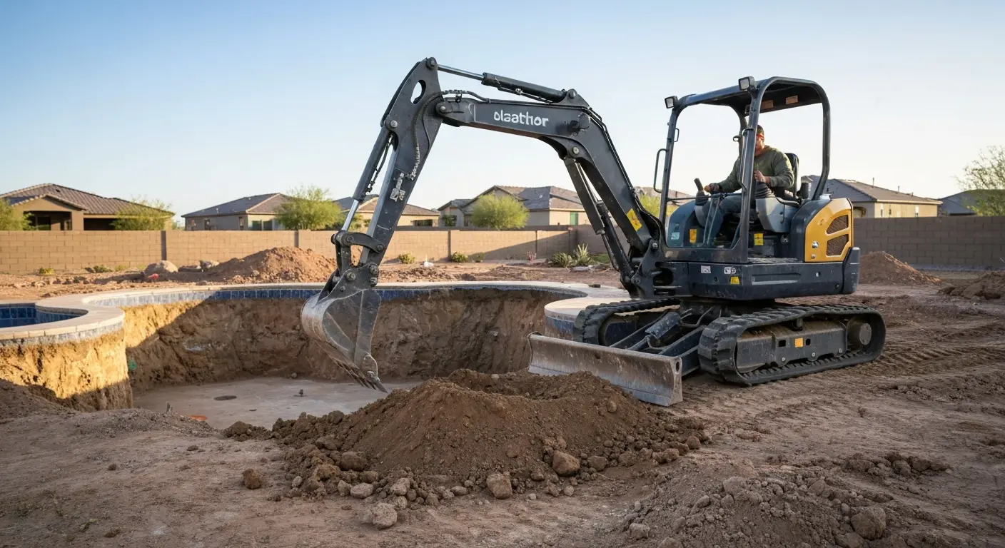 Excavation equipment rental