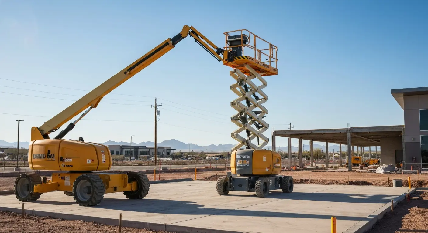 Aerial and boom lift equipment