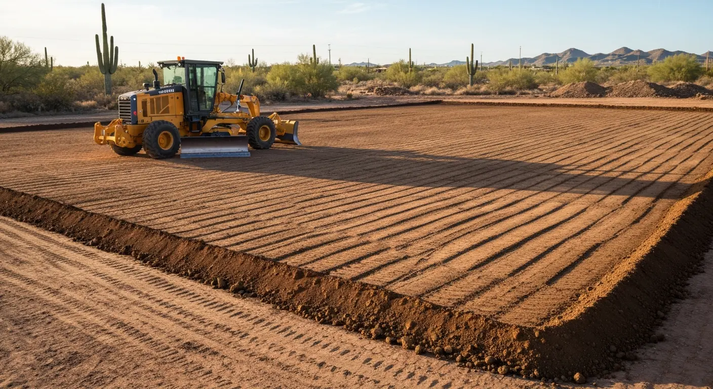 Commercial grading site