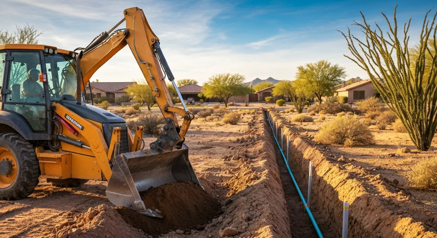 Backhoe and trencher equipment