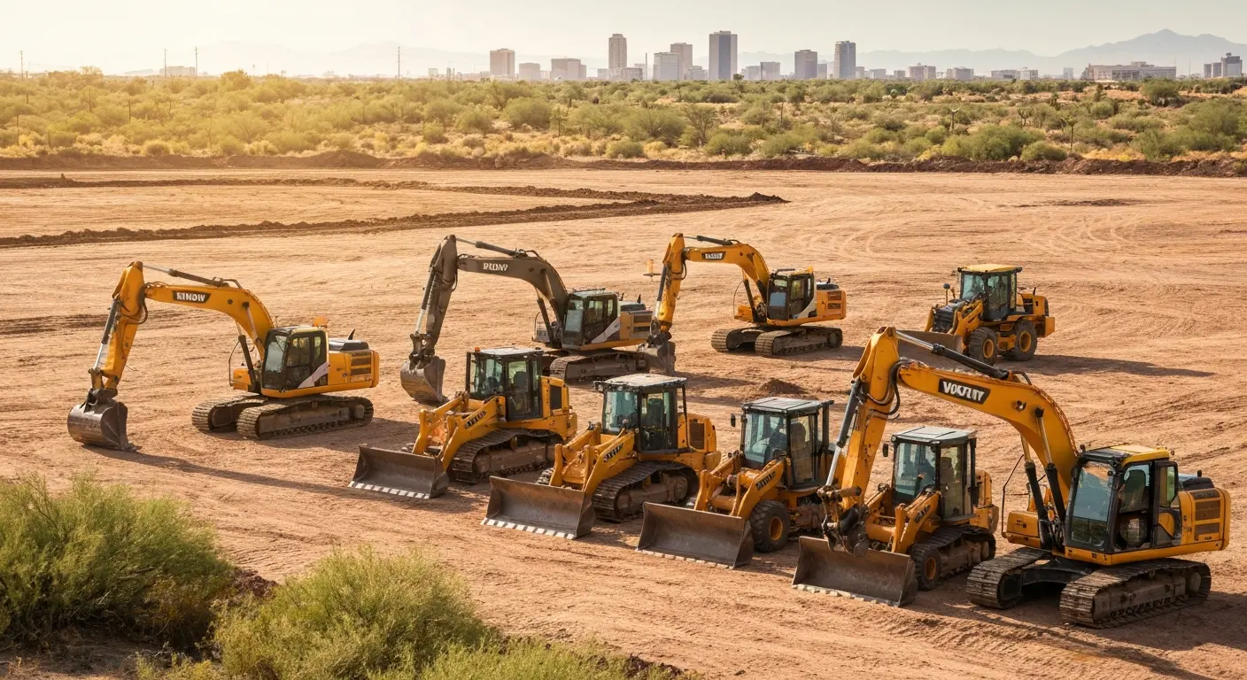 Excavation equipment rental in Phoenix