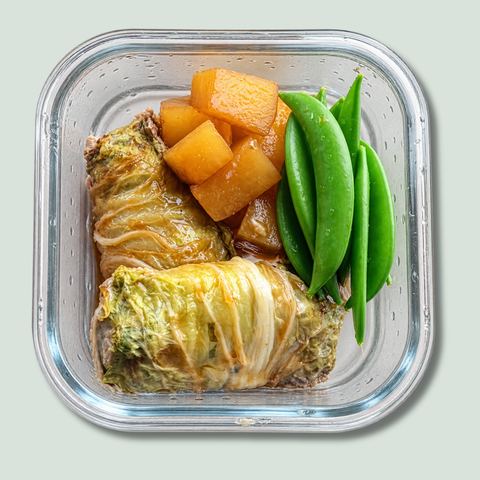 Asian turkey cabbage rolls