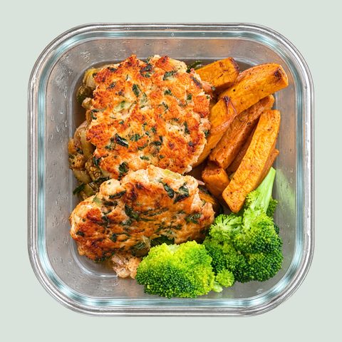 Indian-spiced salmon patties
