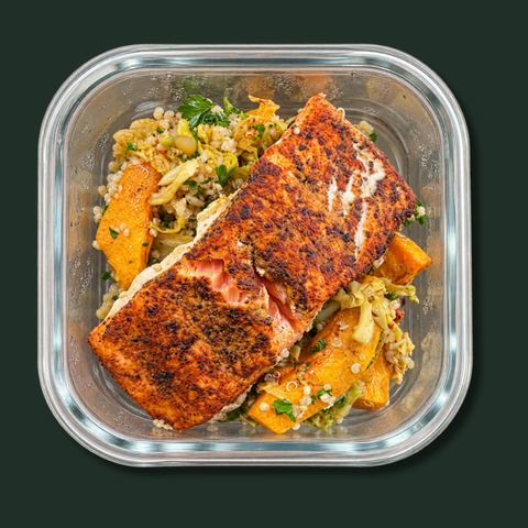 Moroccan-spiced trout