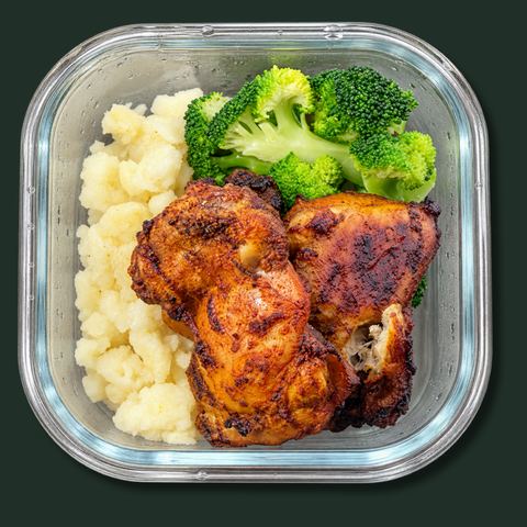 Paprika & garlic chicken thighs