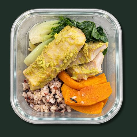 Ginger, lemongrass & lime snapper