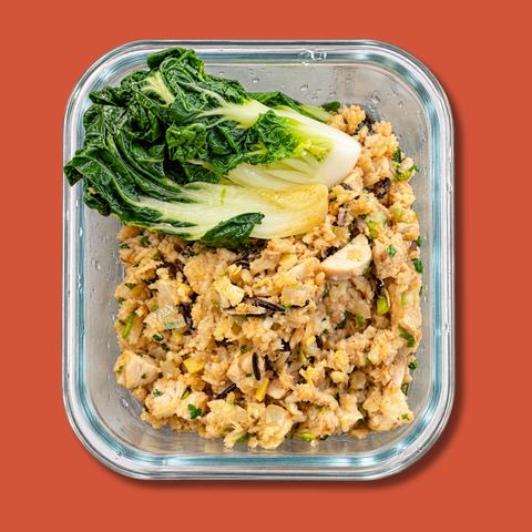 Chicken & cauliflower rice, Asian style