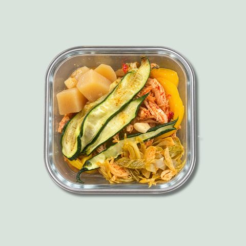 Mexican shredded turkey, lime & garlic