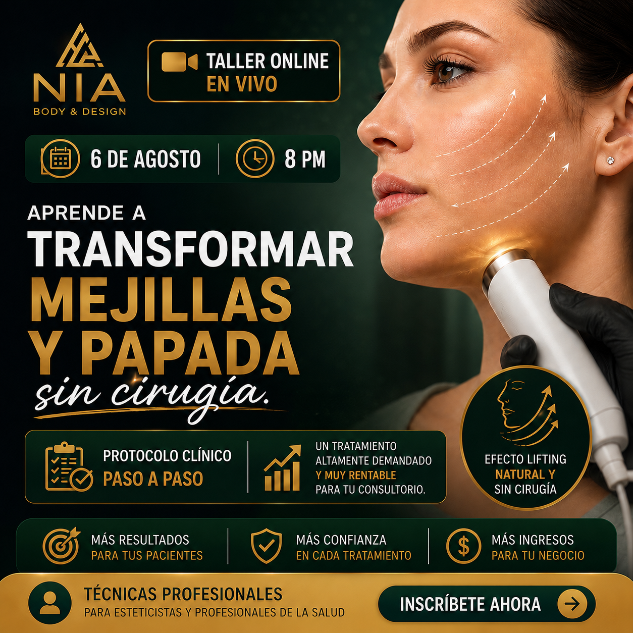 Tonificación y masa muscular sin cirugía