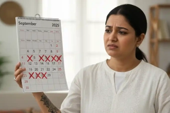 Menstrual cycle and ovulation support illustration