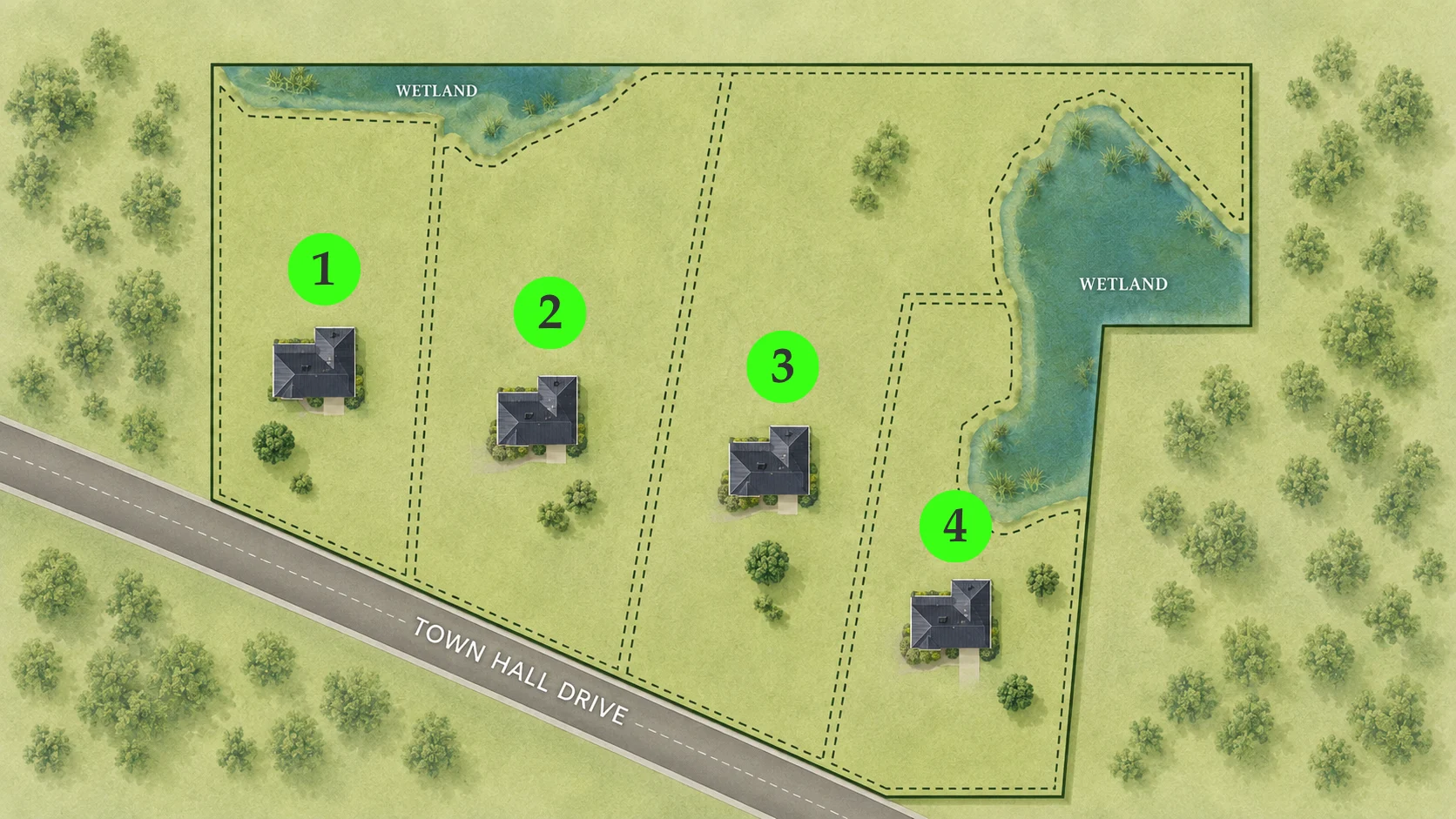 Vintage Acres Lot Availability Map