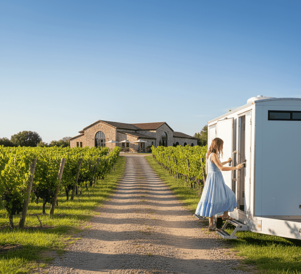 Outdoor Events with a Luxury Portable Restroom Rental from Luxury Rental ICT