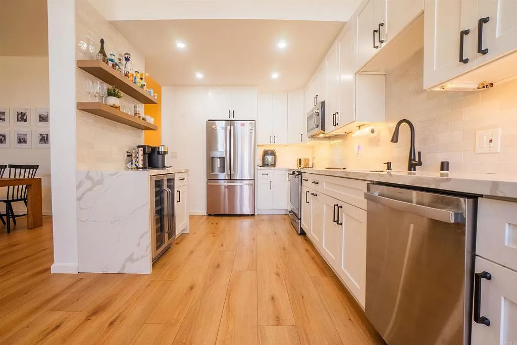Remodeled detail inside 270 Dahlia Avenue Unit 5, a beach condo in Imperial Beach