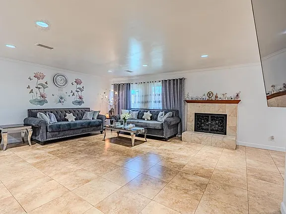 Inside the pool home at 773 Sandalwood Drive in El Cajon