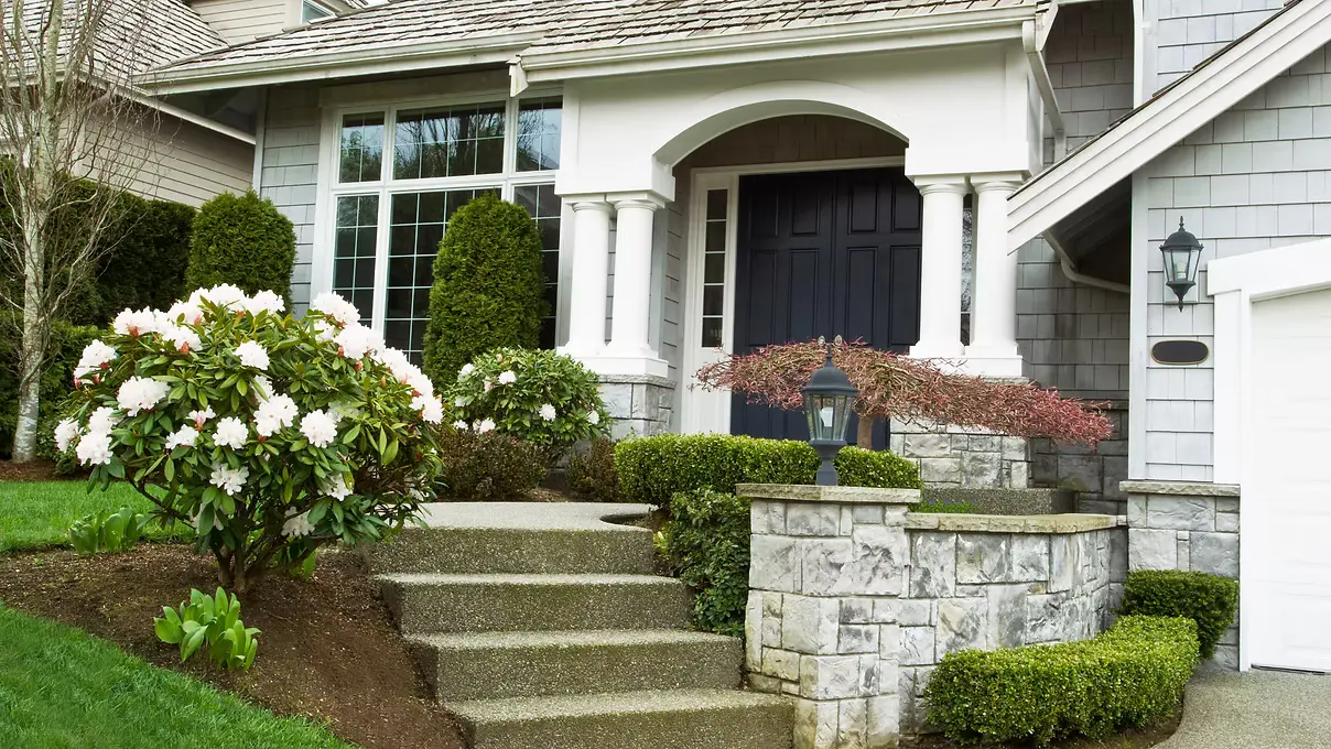 Home exterior with curb appeal in the South Bay