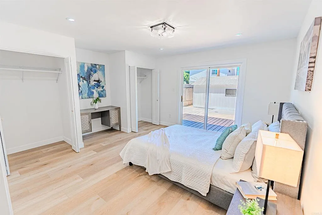 Bedroom interior at 1250 Connecticut St with natural light
